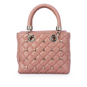 BOLSA TIRACOLO ROSA MALVA DE COURO TOTE