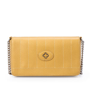 BOLSA PEQUENA BEGE SAVANA DE COURO SHOULDER BAG