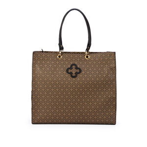 BOLSA GRANDE PRETA MONOGRAMA SHOPPER