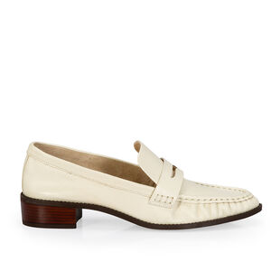 LOAFER MOCASSIM BRANCO DUNA DE COURO