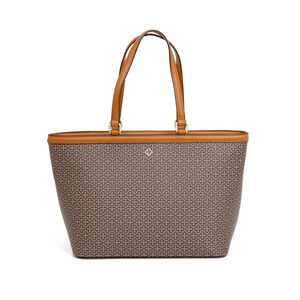 BOLSA GRANDE BEGE MONOGRAMA SHOPPER