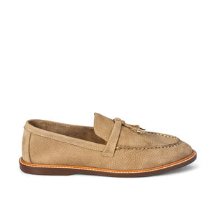 LOAFER MOCASSIM VERDE ALBERO COURO NOBUCK