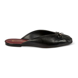 MULE PRETA DE COURO