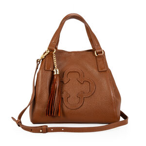 BOLSA TOTE COURO MOGNO