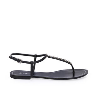 SANDÁLIA RASTEIRA COURO PRETA SANDÁLIA RASTEIRA COURO PRETA