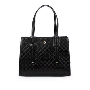 BOLSA GRANDE PRETA MONOGRAMA SHOPPER