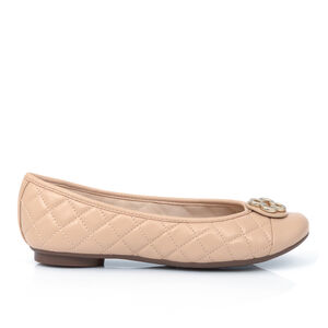 SAPATILHA COURO MATELASSE CATHERINE NUDE SEDA