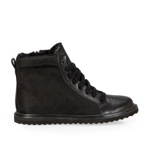BOTA INFANTIL PRETA NYLON
