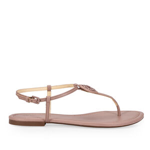 SAND&Aacute;LIA RASTEIRA COURO MOCHA ROSE