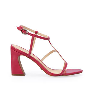 SAND&Aacute;LIA SALTO ALTO ROSA MAGN&Oacute;LIA DE COURO