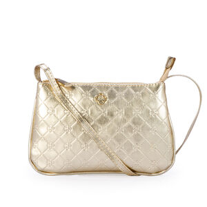 BOLSA TIRACOLO PEQUENA DURADA PIETRA