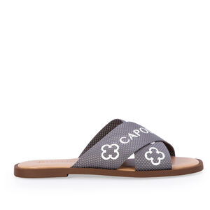 CHINELO TIRA CRUZADA GORGUR&Atilde;O CINZA