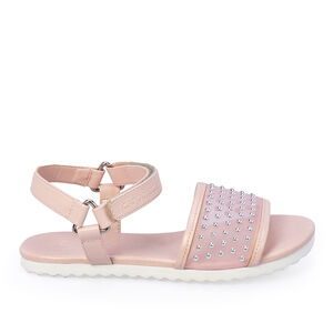 SANDÁLIA INFANTIL ROSA PEÔNIA TELA