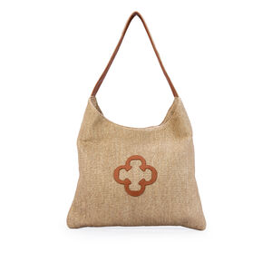 BOLSA GRANDE CARAMELO PALHA SHOPPER