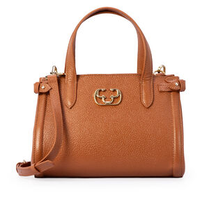 BOLSA CARAMELO DE COURO TOTE