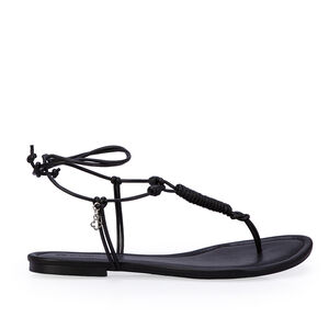 SAND&Aacute;LIA RASTEIRA PRETA AMARRA&Ccedil;&Atilde;O