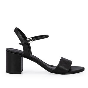 SAND&Aacute;LIA SALTO BLOCO PRETA MONOGRAMA