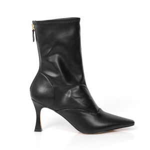 BOTA CANO MÉDIO PRETA STRETCH