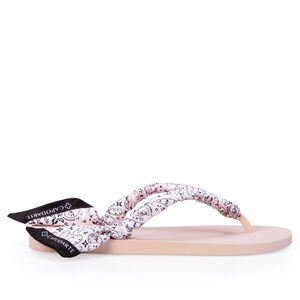 CHINELO DE DEDO ROSA PE&Ocirc;NIA PAISLEY