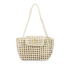 BOLSA SHOPPER BRANCA DUNA TRESS&Ecirc; VAZADO