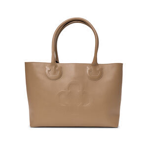 BOLSA SHOPPER VERDE ALBERO DE COURO
