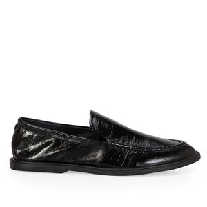 LOAFER MOCASSIM PRETO DE COURO