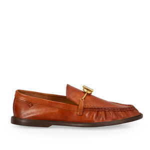 LOAFER MOCASSIM COURO CAMEL