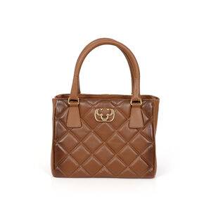 BOLSA TOTE MARROM DE COURO MATELASSÊ