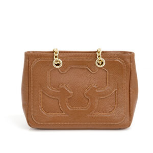 BOLSA TIRACOLO CARAMELO DE COURO SHOULDER BAG