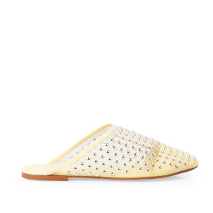 MULE CREME BRULLE COM TELA E TACHAS