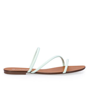 CHINELO RASTEIRO VERDE MATCHA DE COURO