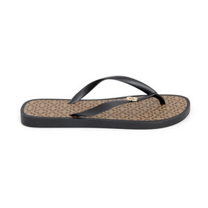 CHINELO DE DEDO FEMININO PRETO MONOGRAMA