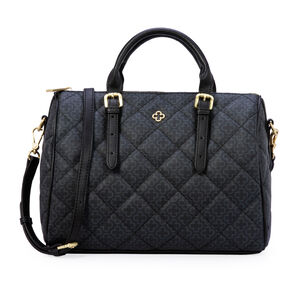 BOLSA DOCTOR BAG PRETA MONOGRAMA