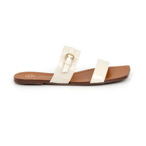 CHINELO RASTEIRO BEGE RÁFIA GLOSSY