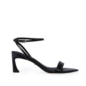 SAND&Aacute;LIA SALTO ALTO COURO PRETA