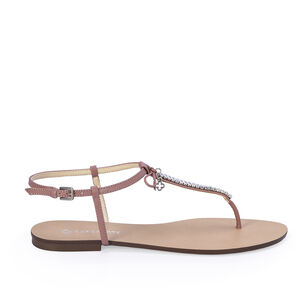 SANDÁLIA RASTEIRA ROSA MALVA DE COURO SANDÁLIA RASTEIRA ROSA MALVA DE COURO