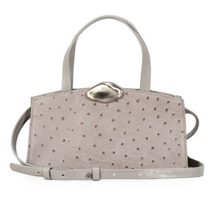 BOLSA TOTE COURO NOBUCK CARBONO