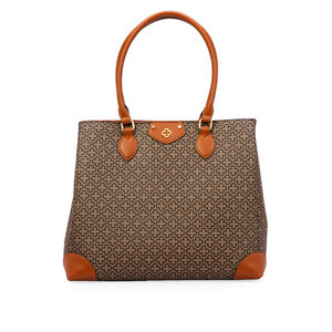BOLSA SHOPPER GRANDE MONOGRAMA DETALHES CARAMELO