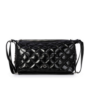 BOLSA SHOULDER BAG COURO PRETA