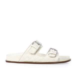 PAPETE BRANCO DUNA DE COURO MATELASSÊ