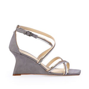 SAND&Aacute;LIA ANABELA CINZA CARBONO COURO