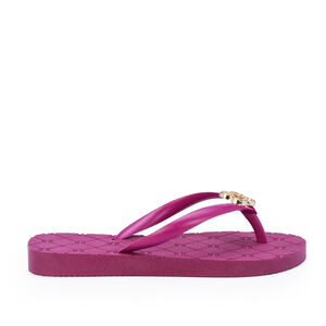 CHINELO DE DEDO INFANTIL ROSA F&Uacute;CSIA INJETADO TREVO