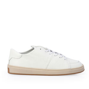 T&Ecirc;NIS FEMININO BRANCO DE COURO AMARRA&Ccedil;&Atilde;O