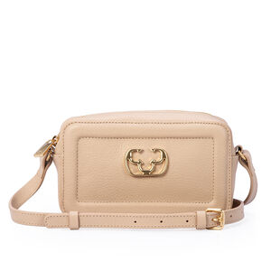 BOLSA TIRACOLO NUDE SEDA DE COURO SHOULDER BAG