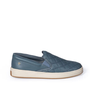 TÊNIS SLIP ON AZUL ÍNDIGO MATELASSÊ FEMININO