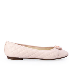 SAPATILHA CATHERINE MODERNITÁ DE COURO ROSA PEÔNIA MATELASSÊ