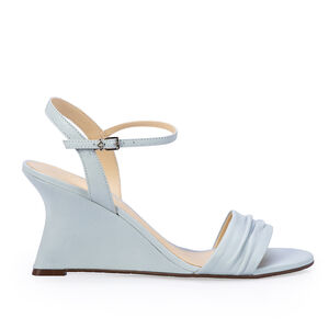 SAND&Aacute;LIA SALTO ANABELA AZUL TURMALINA DE COURO