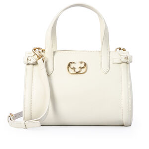 BOLSA BRANCA DUNA DE COURO TOTE