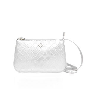 BOLSA TRANSVERSAL PRATA MONOGRAMA PIETRA