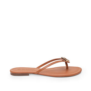 CHINELO RASTEIRA DE COURO CARAMELO CAMEL